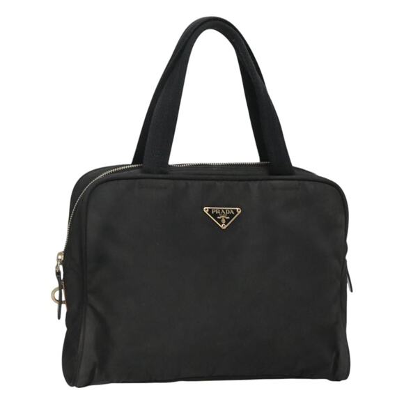 PRADA Hand Bag Nylon Black - Picture 1 of 9